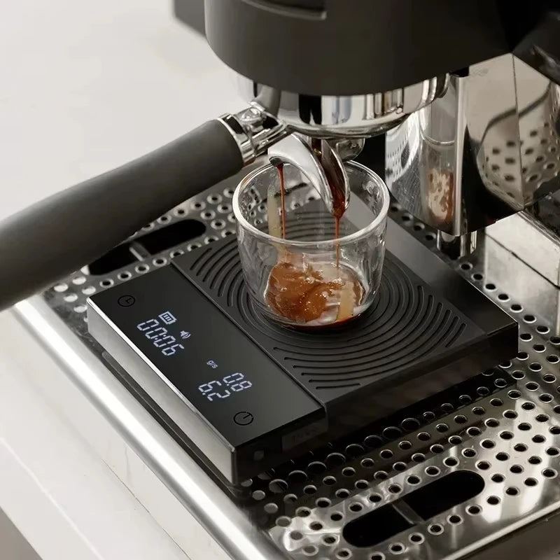 TIMEMORE Black Mirror Basic2 Plus Up Digital Coffee Food Kitchen Scale With Time USB Light Weight Mini Digital Scale Vue