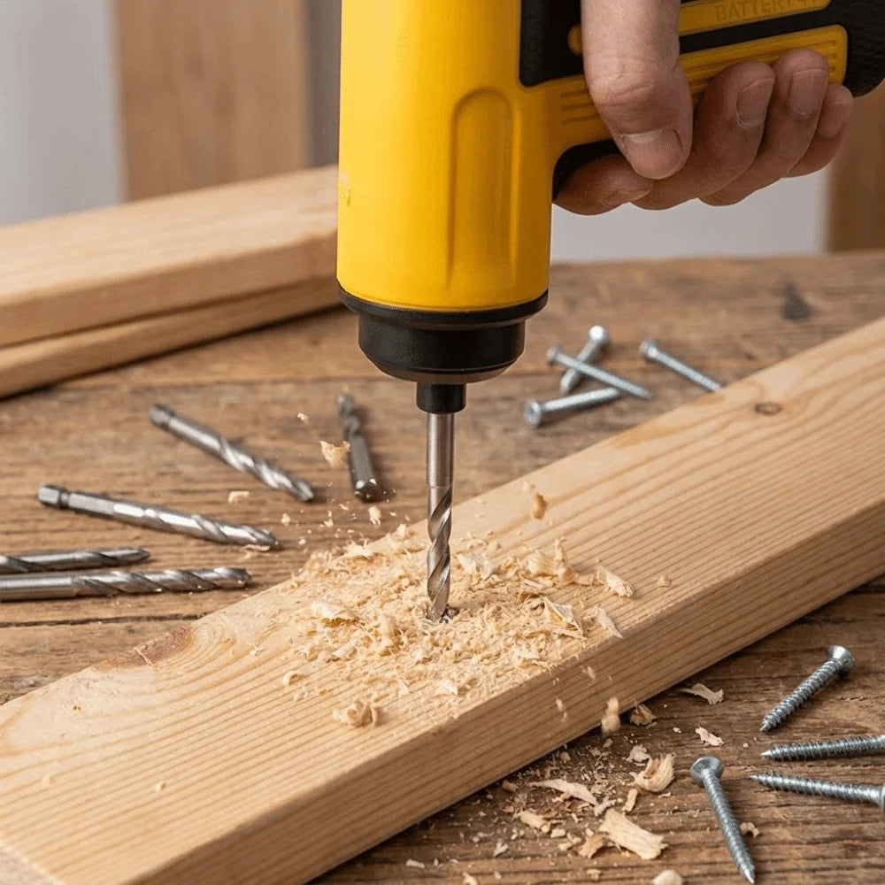 Compact Design Electric Screwdriver Drill Set Multiple Accessories Lightweight Build Portable Power Tools Steady Performance Vue