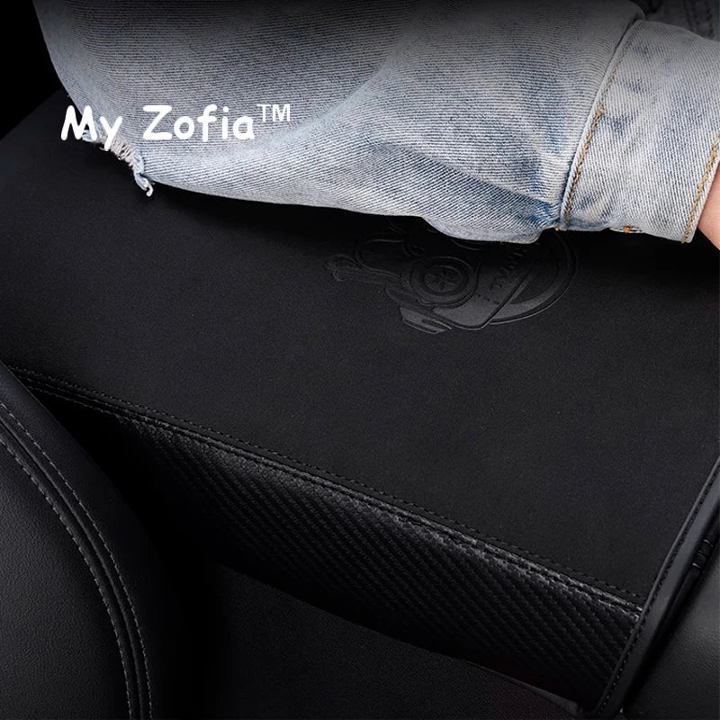 GWM HAVAL H7 2025–2026 Carbon Fiber Leather Armrest Cover Pad Car Armrest Cover Vue