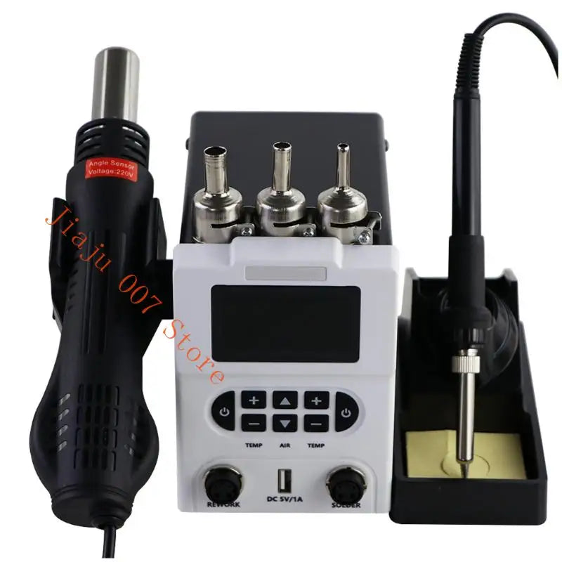 Digital Soldering Station Hot Air BGA Rework Desoldering Tool Soldering Rework Station Vue White China Mainland