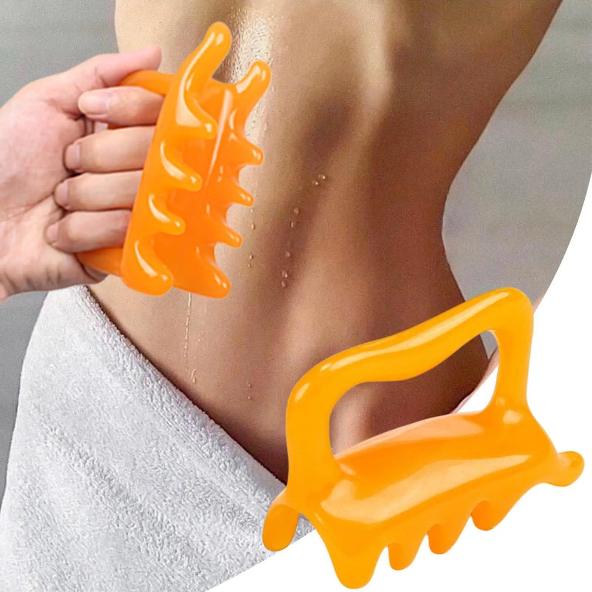 8 Point Manual Fascia Massage Tool Deep Tissue Large Massager for Back Body Family Friends Colleagues Portable Comfort Grip Vue