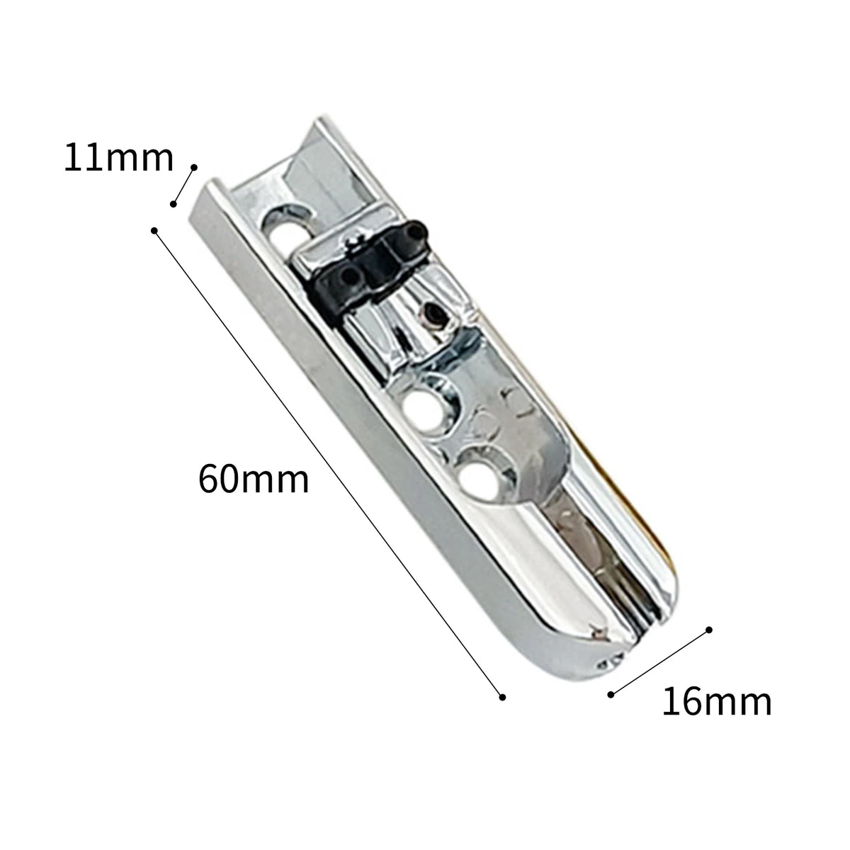 4pcs Bass Guitar Bridge Individual Bass Bridge Guitar Bridge with 4 String Electric Bass Guitar Accessories Vue