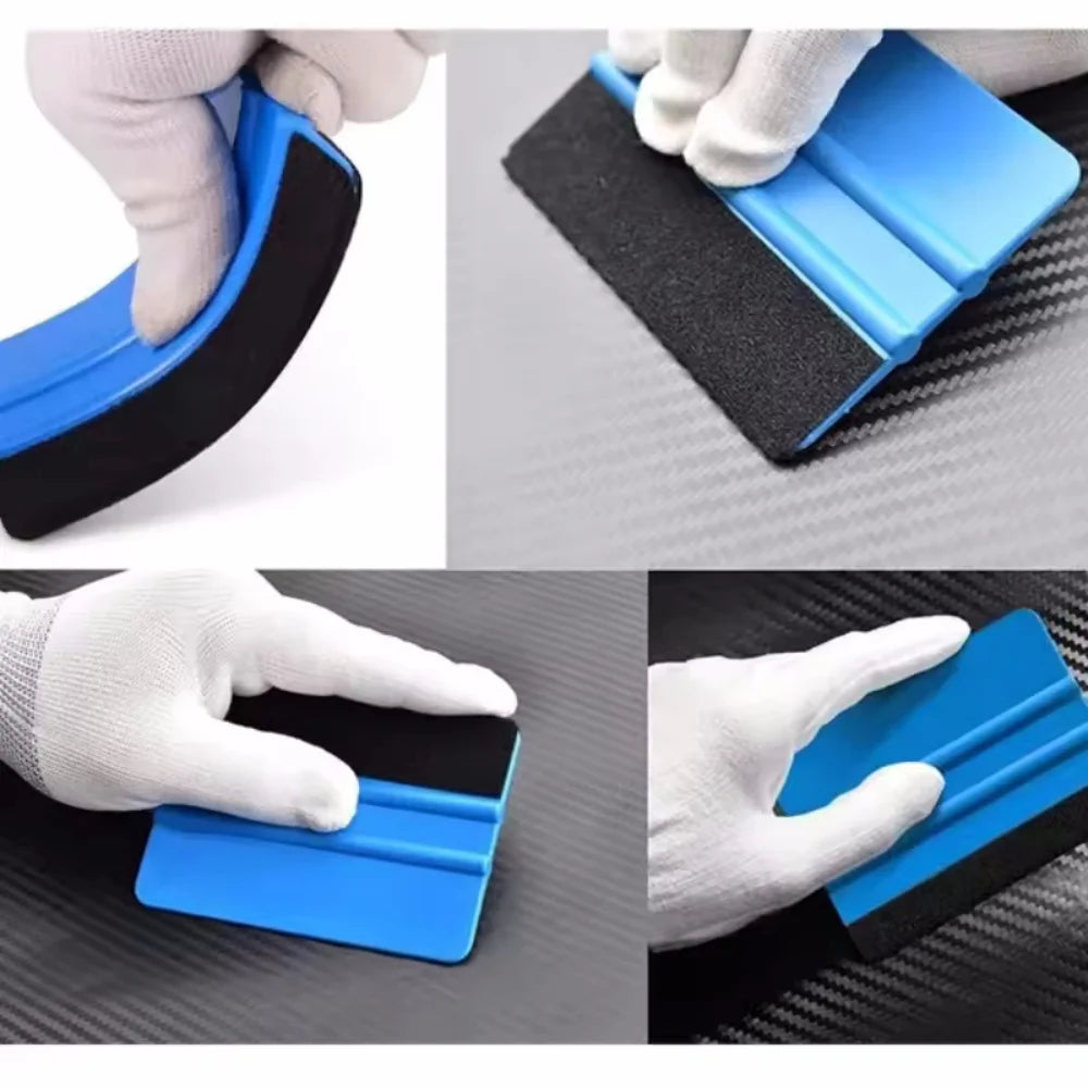 Car Vinyl Wrap Film Squeegee Scraper Foil Wrapping Suede Felt Scraper Auto Car Styling Sticker Window Tint Tools Accessories Vue