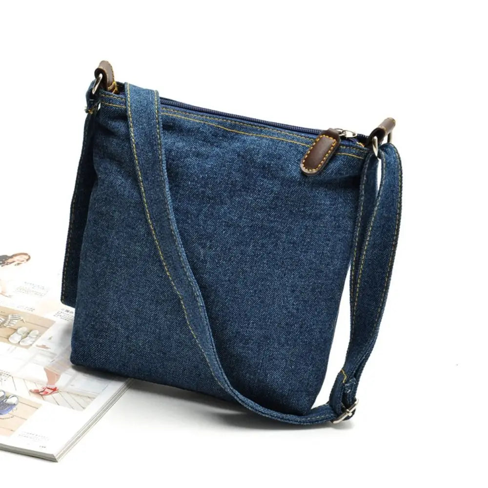 Messenger Cross Denim Shoulder Bag Casual Purse Women Handbag