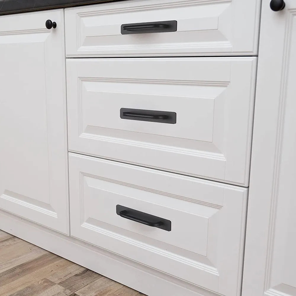 Adhesive Handle Cabinet Handle Drawer Non Drilled Push Pull Handle Adhesive Handle Suitable for Kitchen Cabinets Bathrooms Vue