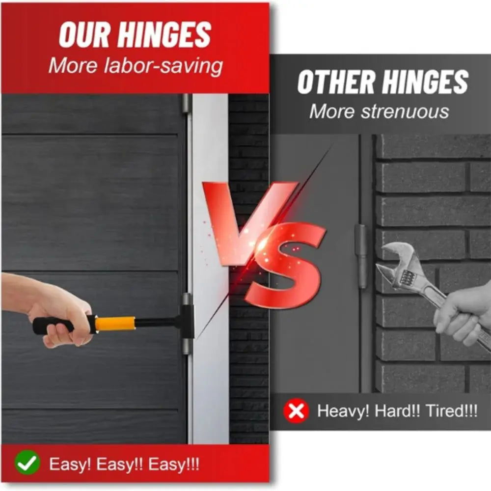 Heavy-Duty Construction Hinge Adjustment Tool Portable Design Multiple Sizes Hinge Repair Spanner Replaceable Parts Vue