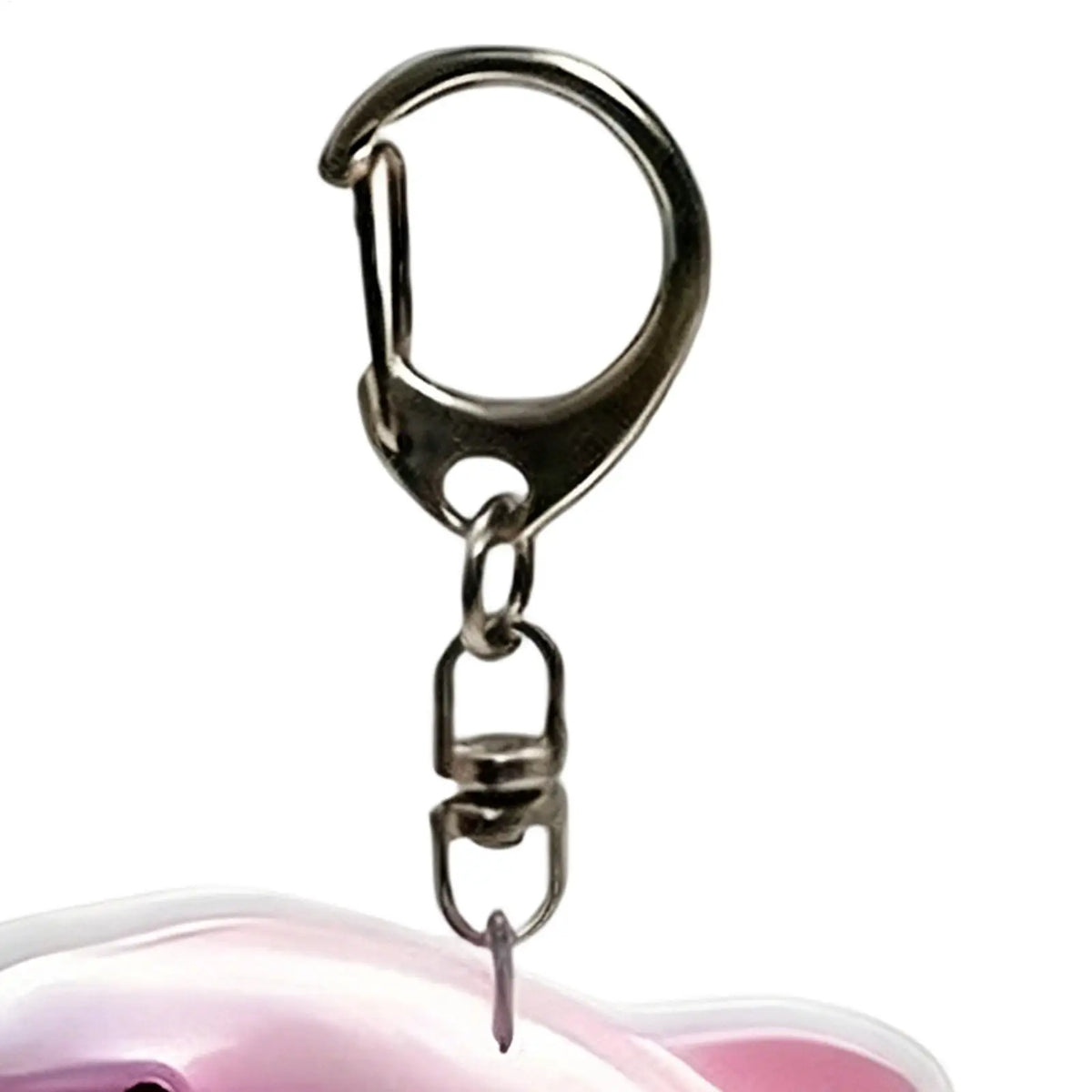 Cartoon Dolphin Key Chain, 2D Flat Acrylic Bag Charm, Cute Backpack Pendant Decor for Women Men Boys Girls School Travel Office Vue