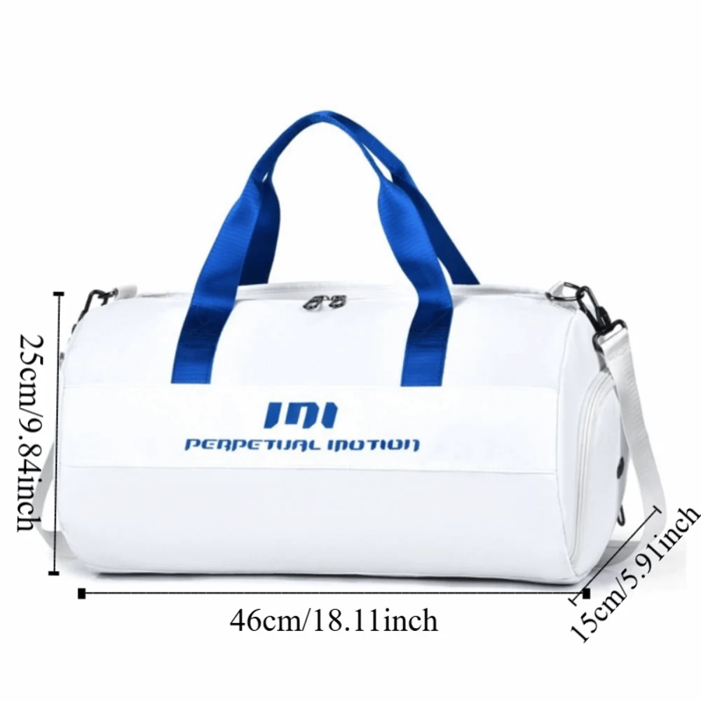 Wet Dry Separation Gym Bag Large Capacity Shoe Compartment Yoga Bag Bottle Pocket Wet Pocket Basketball Bag Gym Use Vue