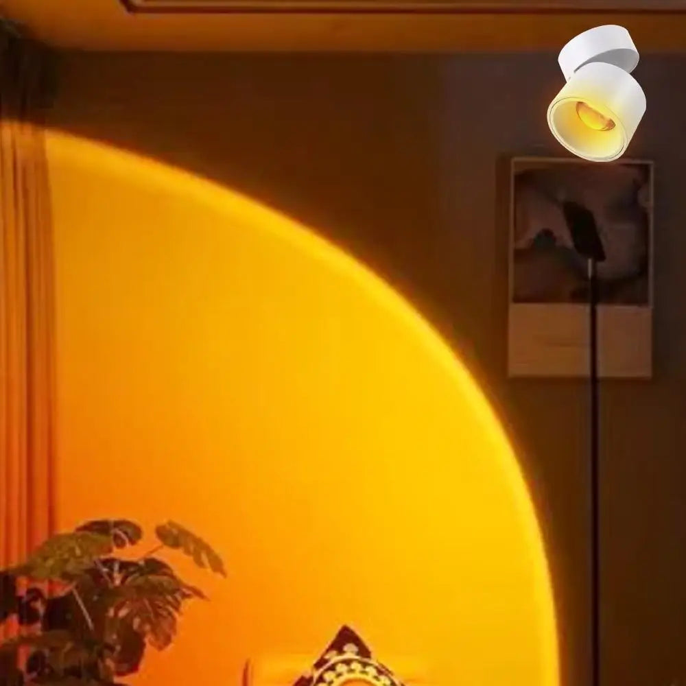 Mounted/recessed Sunset spotlight Foldable luxury Ceiling Spot Lighting delicate Led Down Lamp Hallway Vue