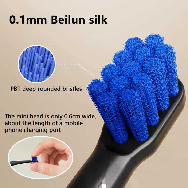 1 Pcs Toothbrush Small Head End Tuft Fine Brush Toothbrush Tiny Compact Interspace Brush Interdental Tooth Brush Oral Tooth Care Vue