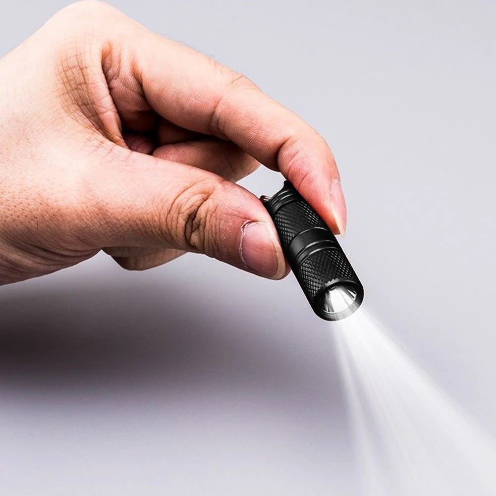 Mini USB Rechargeable Flashlight – 120LM Keychain Pocket Light Mini LED Flashlight Vue