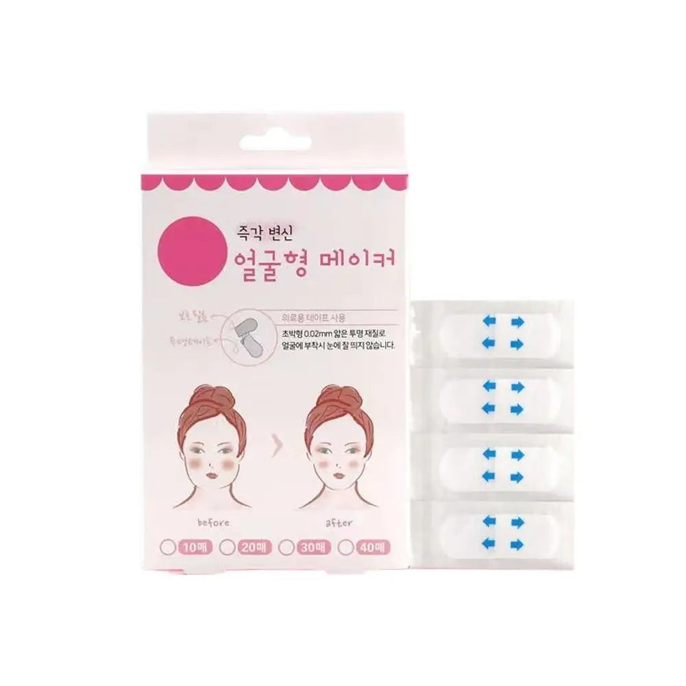 Invisible Seamless Firming Transparent Patch Face Lifting Shaping Sticker Women Waterproof Makeup V-face Patch Face Care Tools Vue 1bag