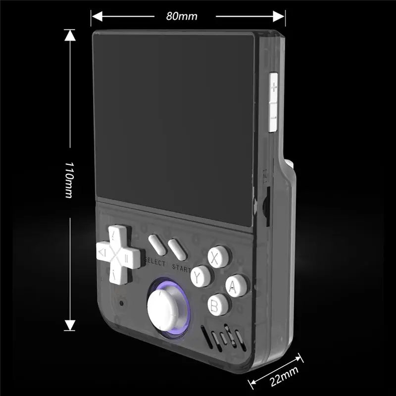 Hot-R36 Mini Retro Handheld Game Console MY Mini 64GB 3.5Inch IPS Screen Linux Video Game Console Supports 30+ Simulators C Vue