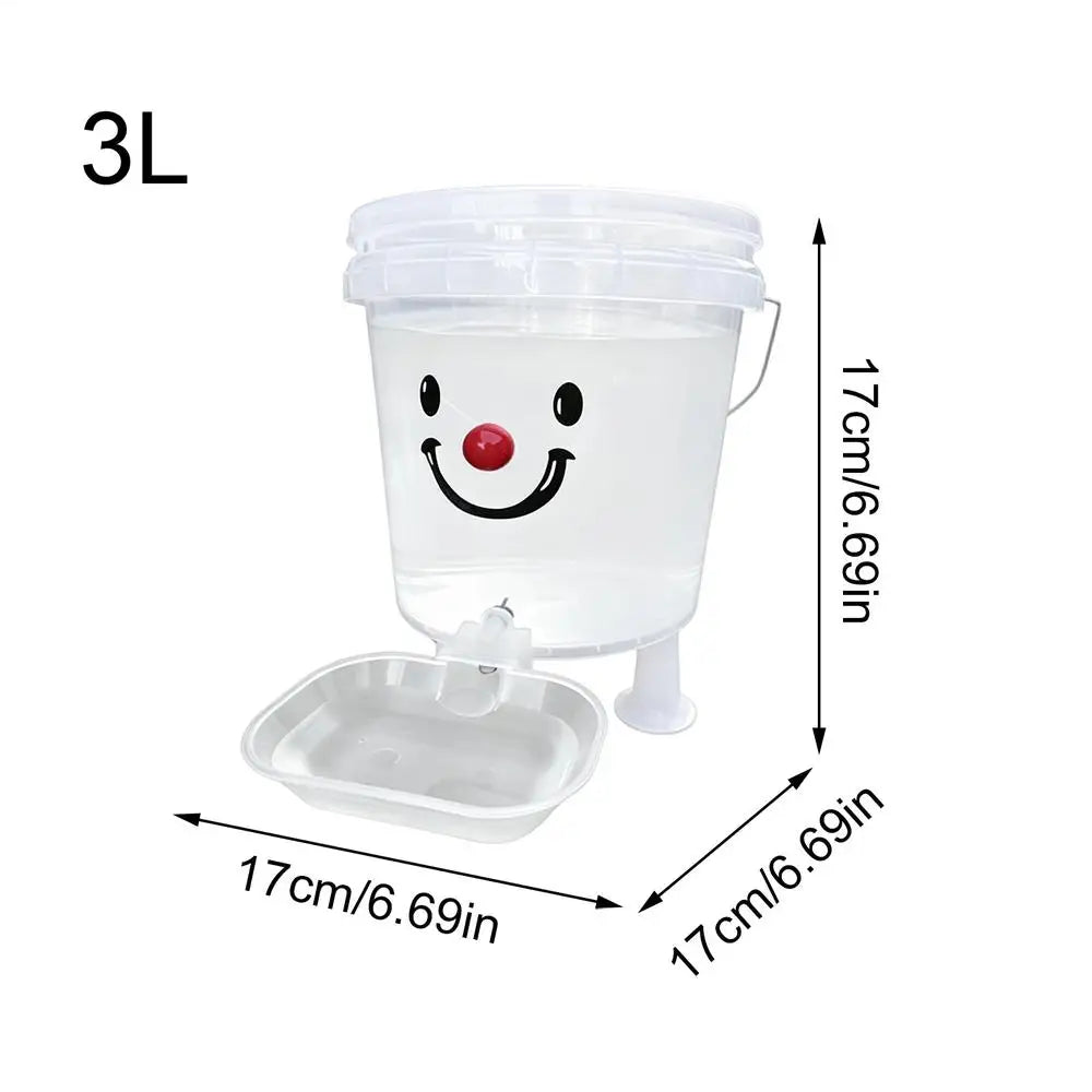 Automatic Dog Water Dispenser, Large Capacity Leakproof, Visual Bowl for Puppy Pets, Indoor Outdoor Dorm Vue 5L S