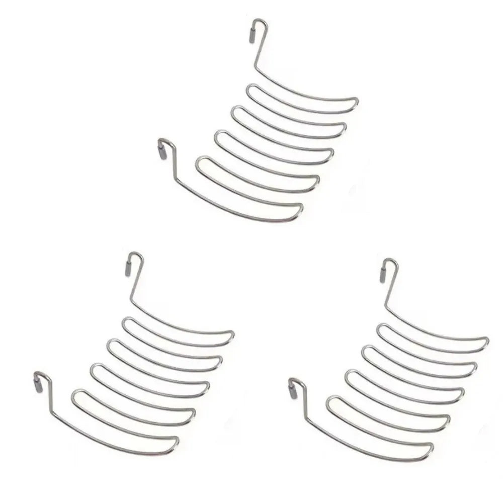 3PCS Practical Stainless Steel Small Hanging Rack Draining Wall Mounted Draining Sponge Rack Expansion Space Soap Dish Bathroom Vue 3PCS