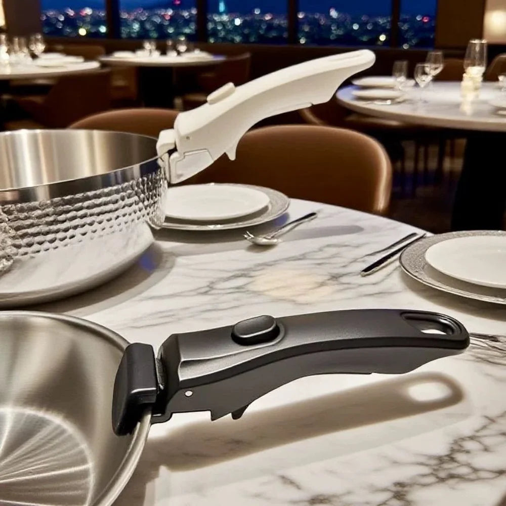 Universal Detachable Cookware Handle | Non-Slip Heat-Resistant Cookware Handle Vue