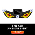 Demon Eye Solar Powered Wireless Car Interior Light, USB Rechargeable Breathing Neon Atmosphere Mood Lamp, Suction Cup Vue 1pcs-tyncd-B