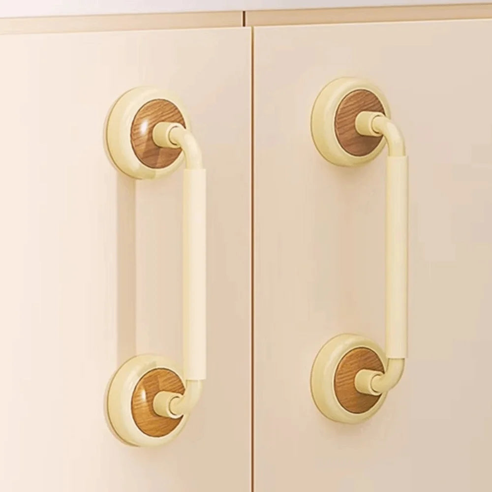 Removable Suction Cup Door Handle Waterproof Anti-slip Sliding Door Handle Powerful Vacuum No Drilling Glass Door Handrail Vue