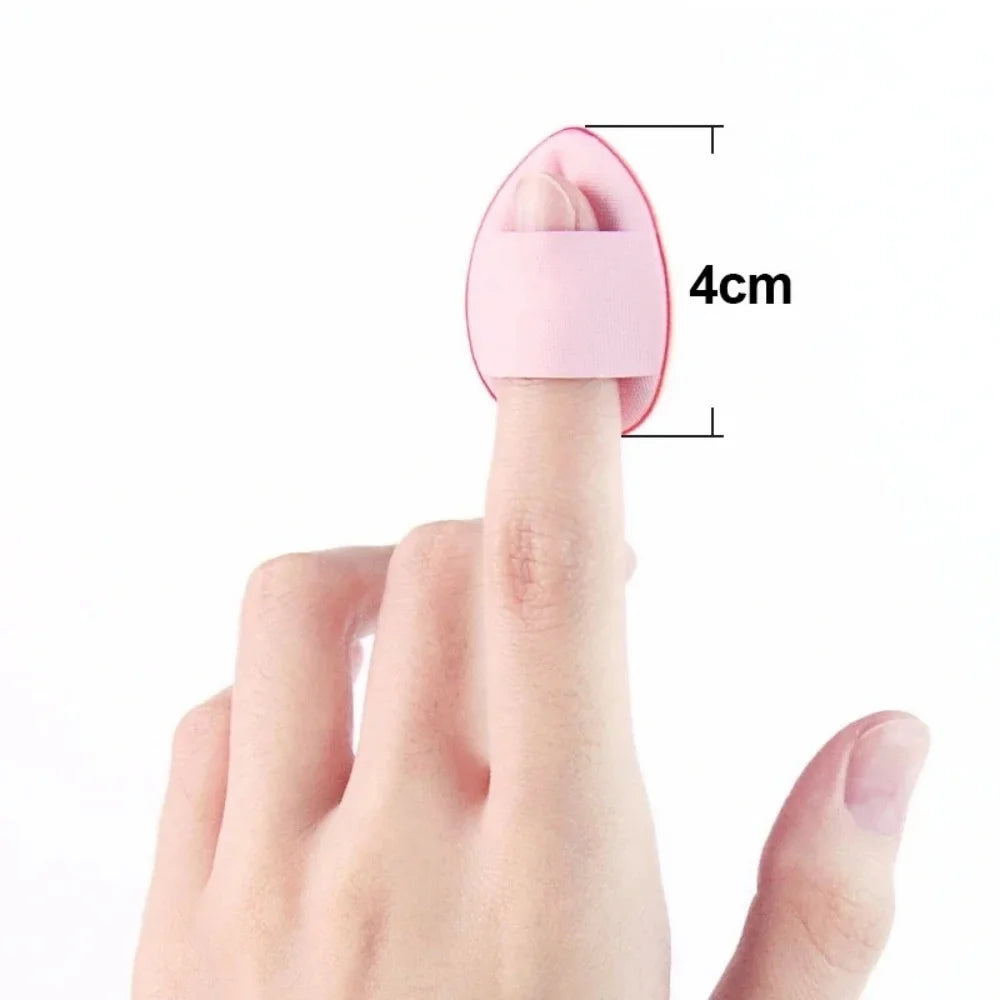 5Pcs Mini Finger Cosmetic Puff Foundation Small Air Cushion Powder Sponge Face Concealer BB Cream Applicator Makeup Tools Vue