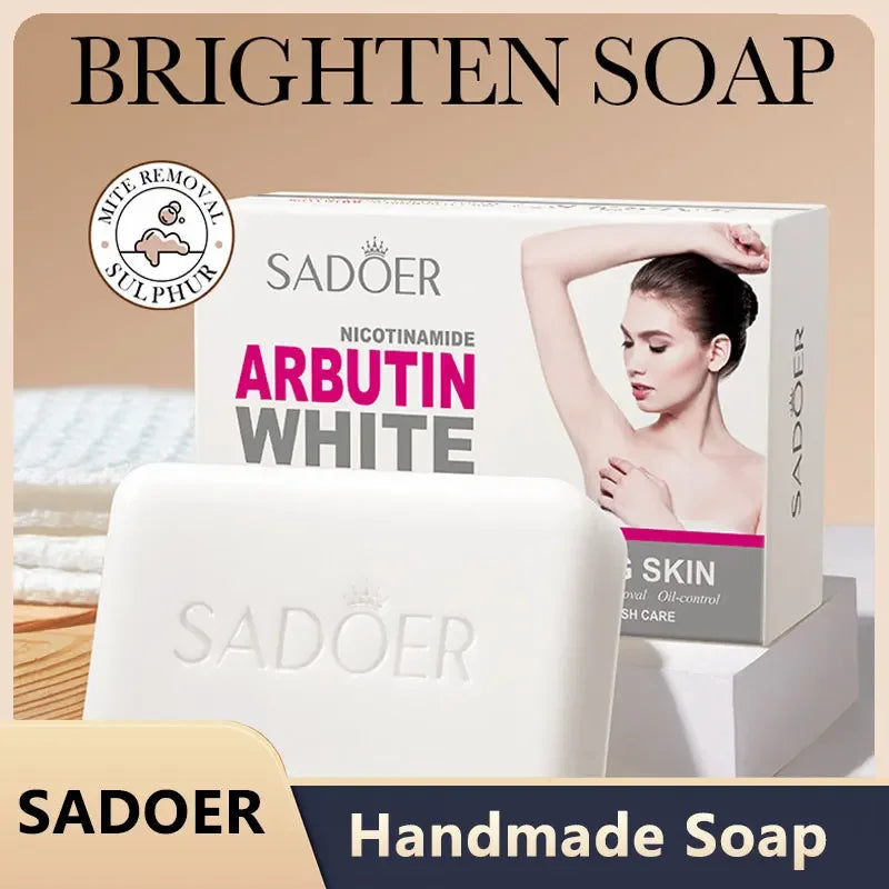 Niacinamide Arbutin Soap Moisturizing and Brightening Deep Cleansing Body Wash Foam Cleanser Handmade Soap Vue Default Title