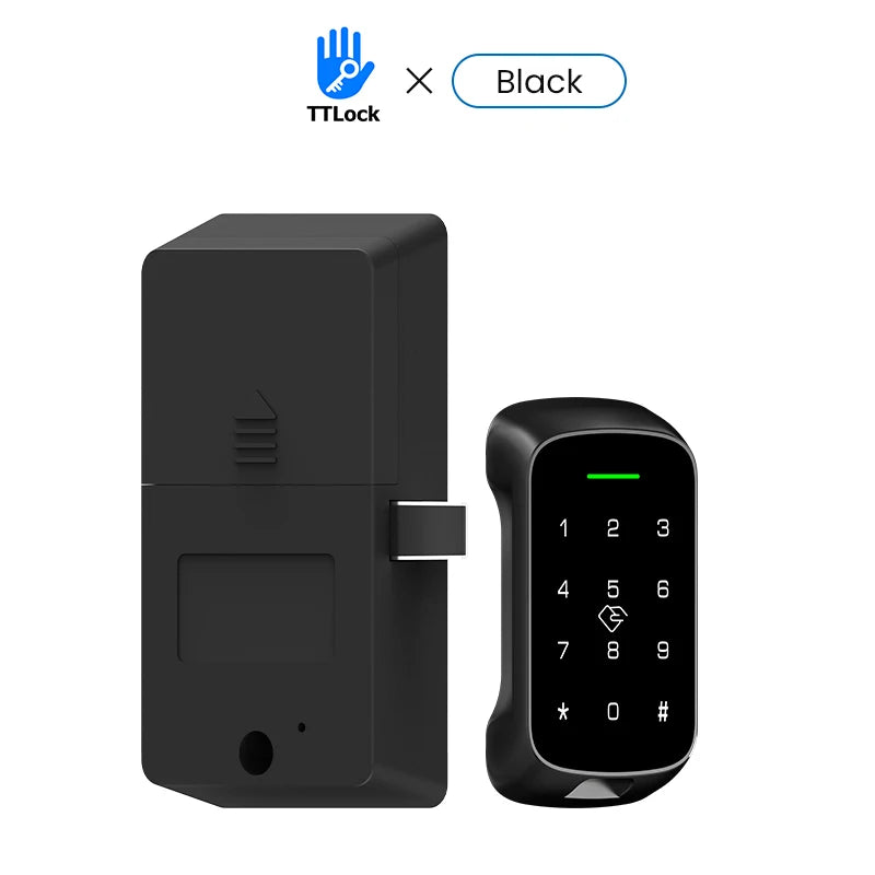 YRHAND Smart Cabinet Lock APP Control, Keypad & RFID Card Entry,Dual Authentication,Remote Access for Home Office Drawer Safe Vue A820-CT B China Mainland