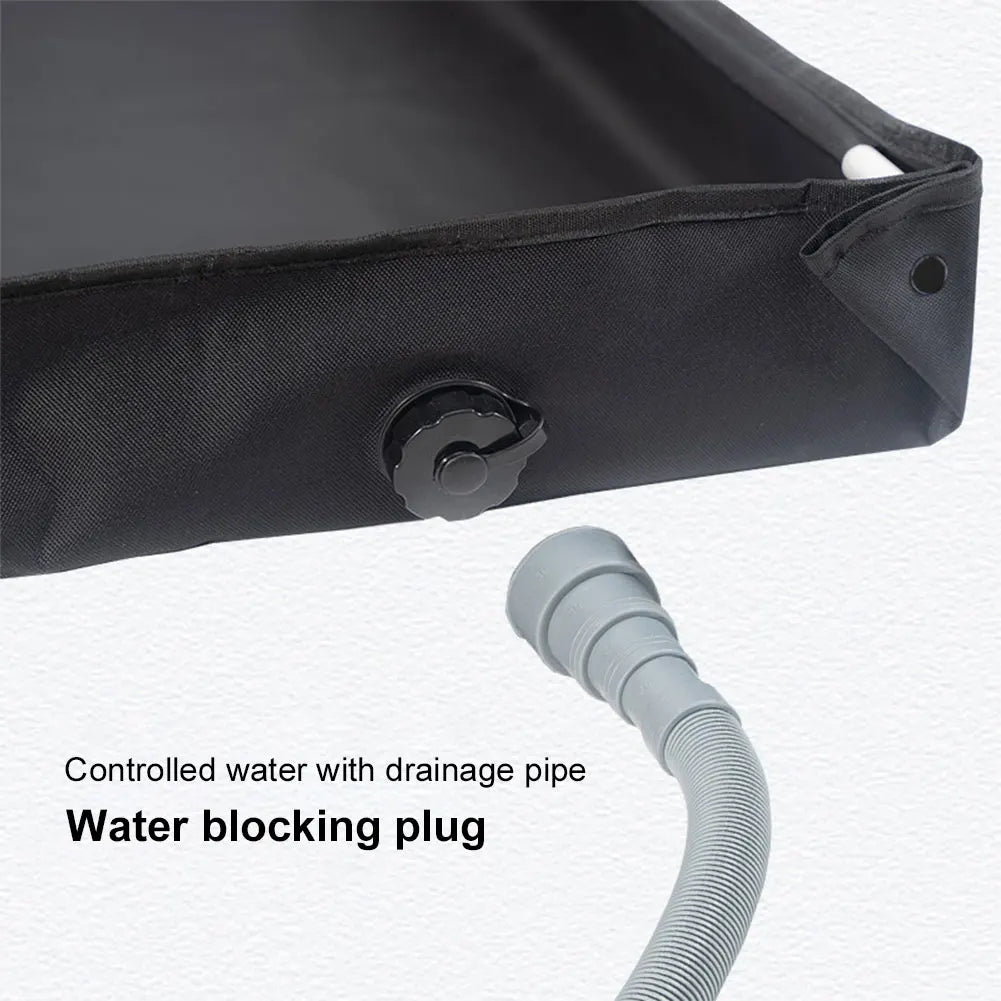 Camping Shower Base Camping Shower Tent Floor Base Outdoor Tent Shower Tray for RV Outdoor Camping Shower Beach Pet Bath Vue