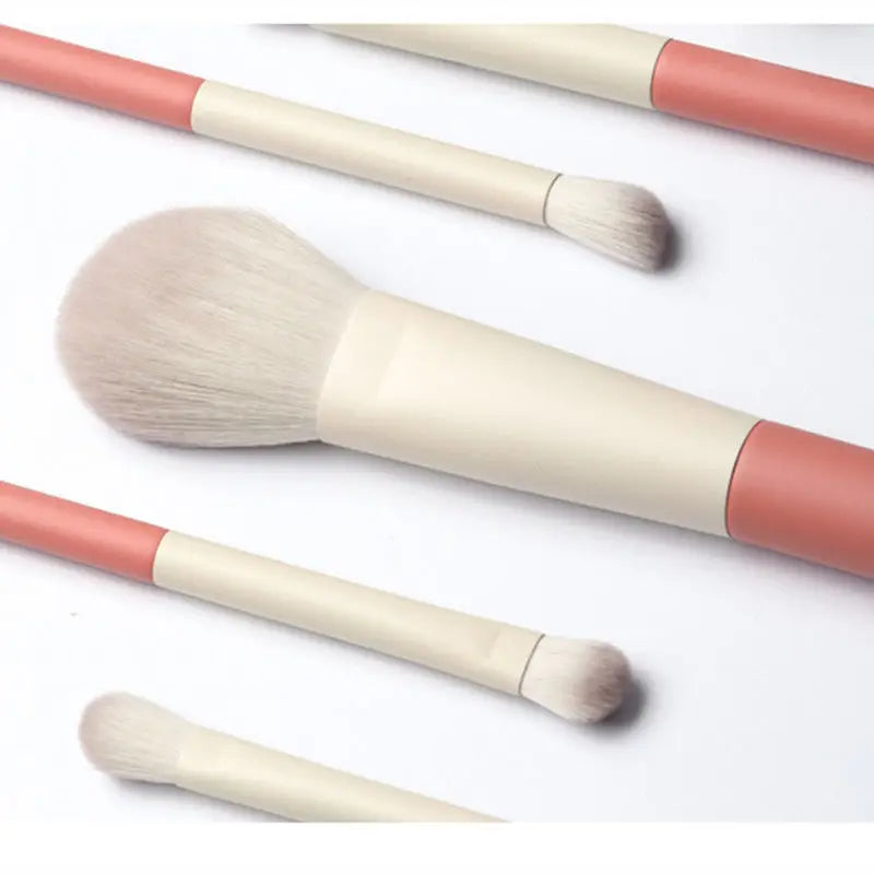 12pcs/set with bag Makeup Brushes Set Cosmetic Powder Eye Shadow Blush Blending Beauty Make Up Tool Brush Pink Vue