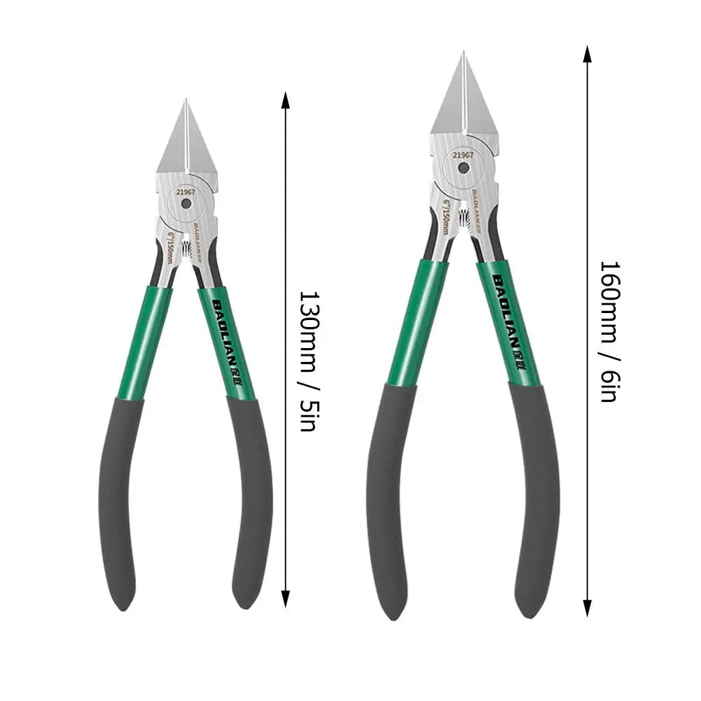 Industrial Diagonal Pliers High Hardness Wire Cutters Special Sharp Side Snips Electrician Manual Tools for Cable Plastic Vue