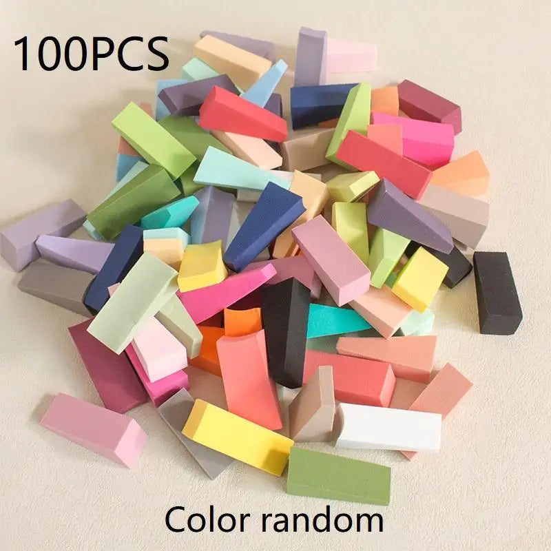 10/50/100Pcs Mini Wedge Soft Makeup Sponge Wet Dry Foundation Beauty Sponge Set Vue 100PCS