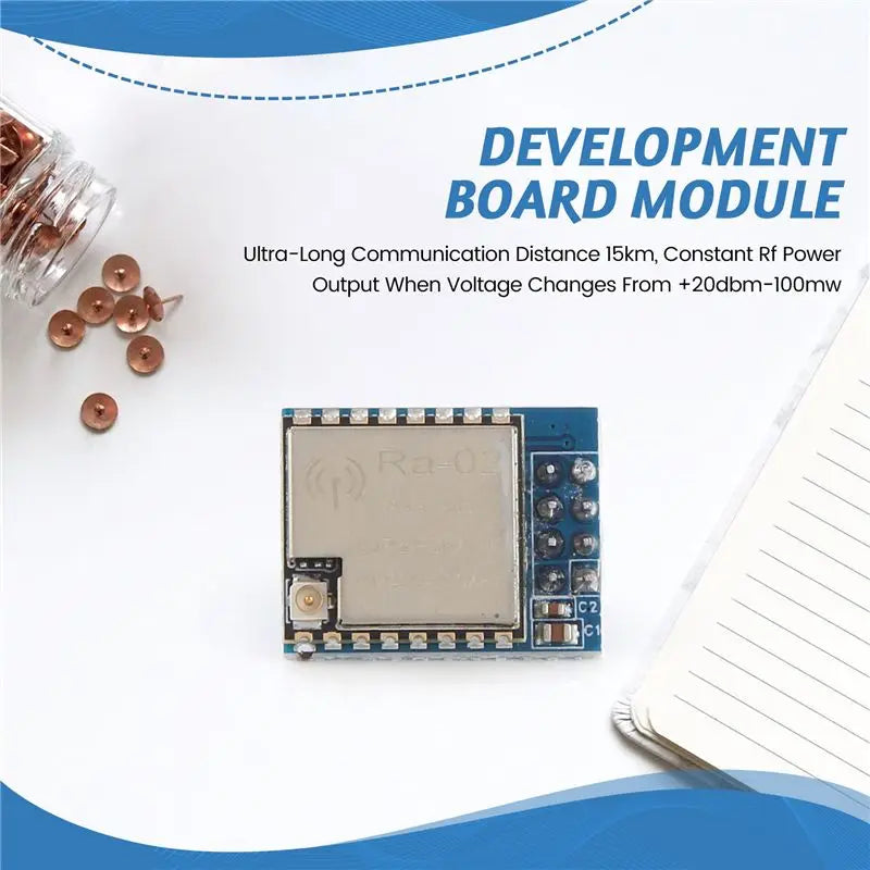 Hot-Development Board Module SX1278 LORA Spread Spectrum Wireless Module/433MHZ Wireless Serial/UART Interface/RA-02 Module Vue