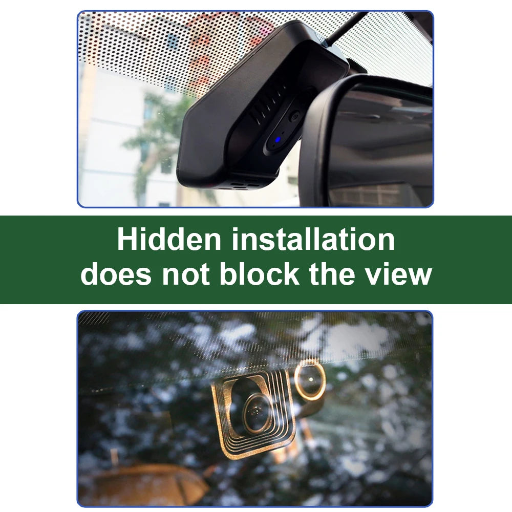 Dash Cam for Cars Bluetooth App Car Camera HD 170° Wide Angle 1080P Video Recorder Front Camera for Vue