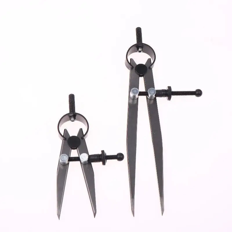 1 Piece Adjustable Compasses Gauges Leathercraft Line Marking Gauge Wing Divider Rotating Scratch Gauge Handcraft Leather Tool Vue