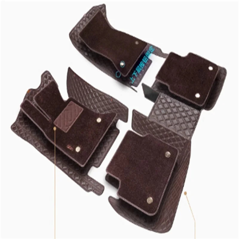 5D Custom PU Leather Floor Mats for Toyota Tundra | All Weather Custom Car Floor Mats Vue