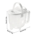 PET Colander Rice Washer Drain Basket Fruit Bowl Washing Drain Basket With Lid Handle Washing Basket Home Kitchen Organizer Vue A