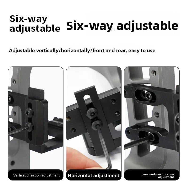 Composite Recursive Bow Universal Sight Bracket Aluminum Alloy Material Holographic Laser Sight Bracket Vue