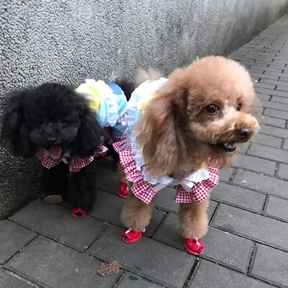Summer Outdoor Dog Shoes Anti-slip Casual Breathable Spring Cute Wear Dog Shoes Puppy Shoes Pet Supplies Dog Sandals Outdoor Vue