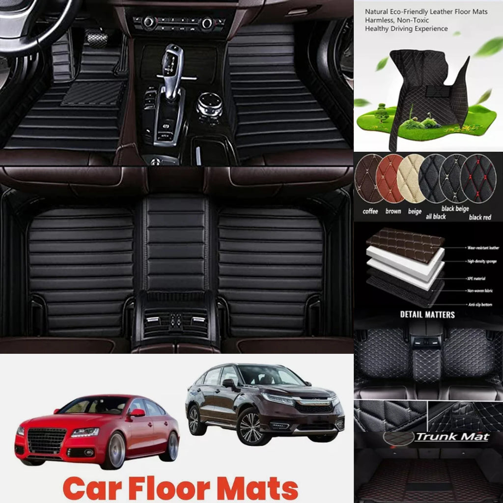 5D leather waterproof Custom Car Floor Mats For Toyota Toyota CHR C-HR Auto Carpets Foot Coche Accessorie liners Vue
