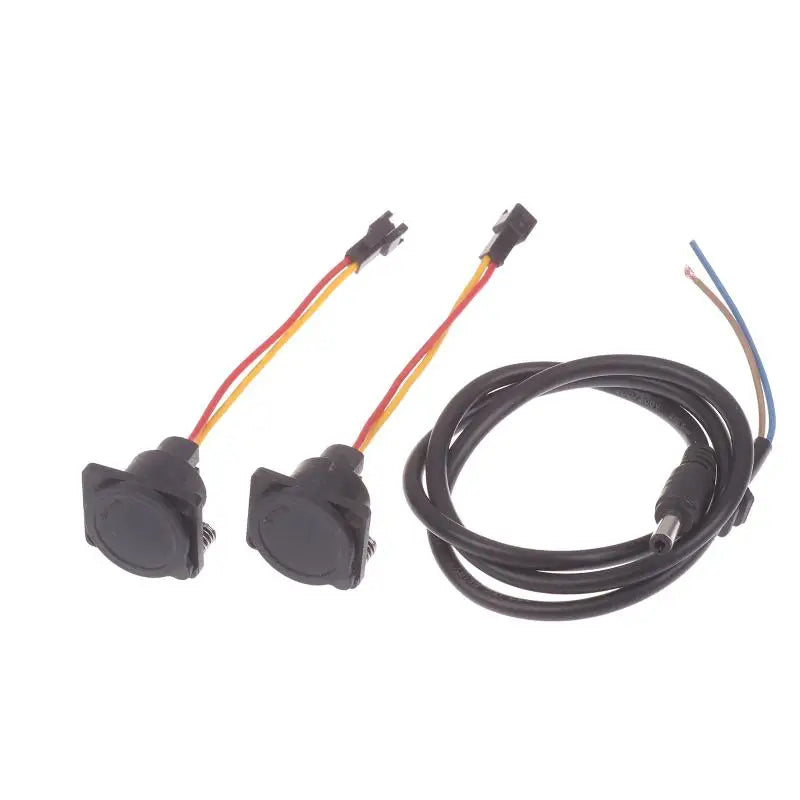Electric Bike Charging Plug DC2.1 2.5 for 36V 48V Li ion Battery Round Shape Quick Attach Combo for Cycling Enthusiasts Vue