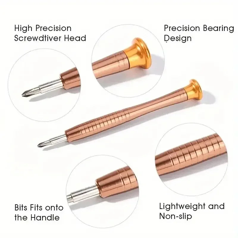 1 Set, Precision Screwdriver Set, 25 In 1 Repair Tool Kit, Small Screwdriver Set, Star/Y-type/Flat-blade/Triangle Screwdrivers F Vue