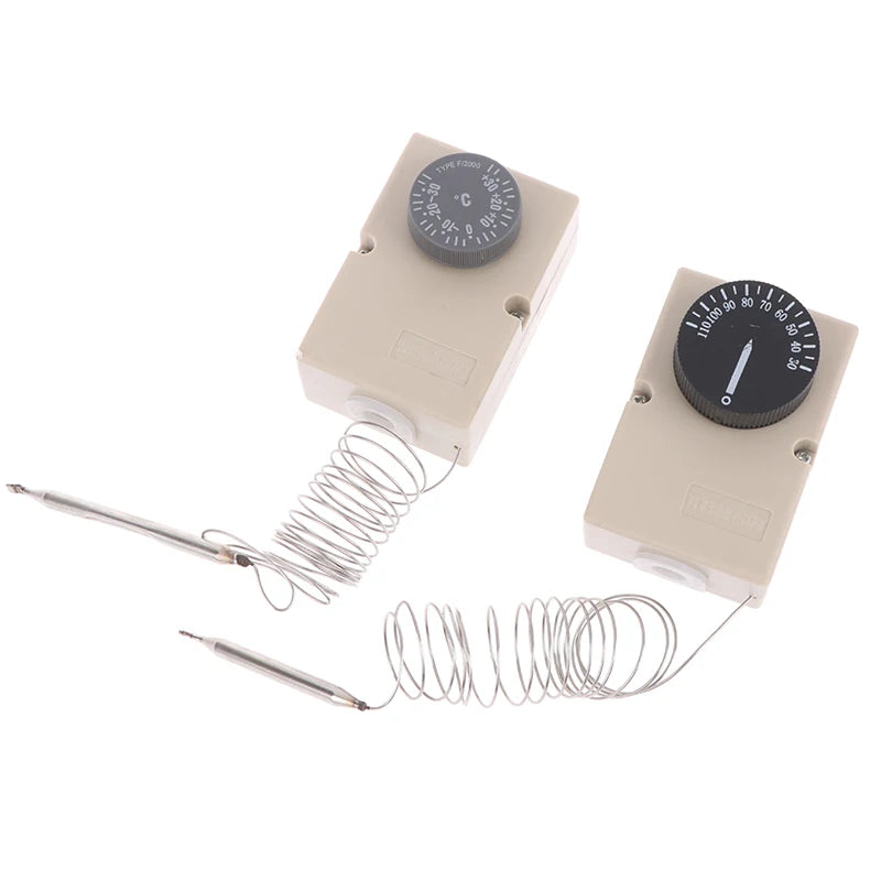 Capillary Thermostat Knob Mechanical Temperature Switch 50-300C 0-60C 0-50C 0-40C 30-110C -30-30C Vue