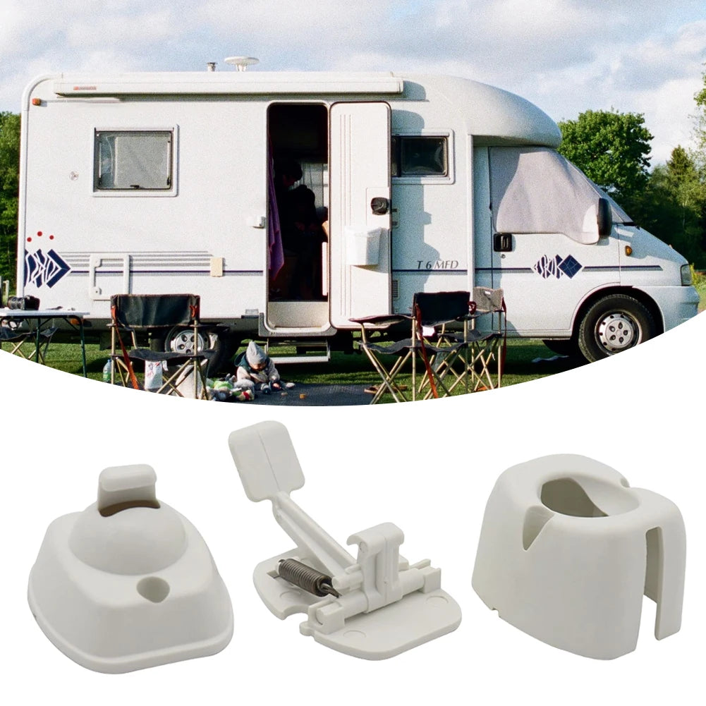RV Baggage Door Catch Latch Holder – Nylon Compartment Clip Door Catch Latch Vue