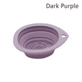 Cleaner Folding Powder Puff Mat Beauty Tools Makeup Brush Cleaning Bowl Silicone Eyeshadow Brushes Washing Soft Scrubber Box Vue M32 Dark Purple