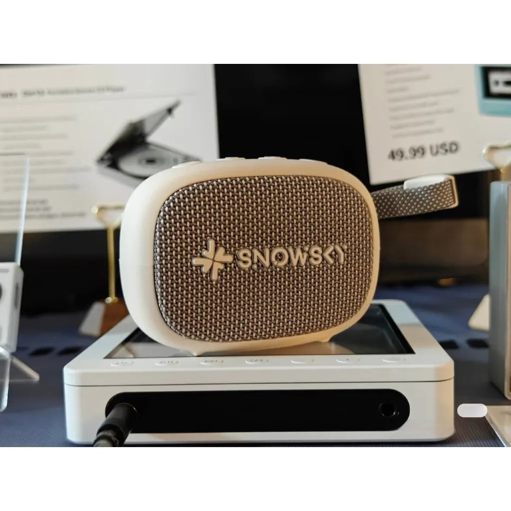 FiiO SnowSky Anywhere Bluetooth Speaker | Hi-Res, IPX6, 21H Portable Bluetooth Speaker Vue