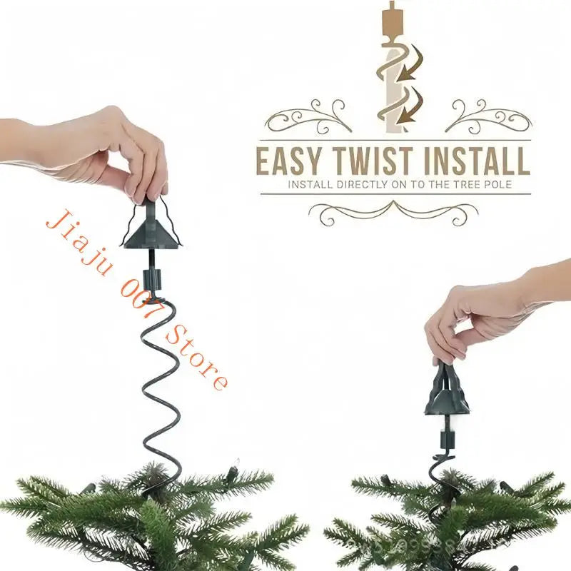 Adjustable Christmas Tree Stand – Swivel Stabilizer, ABS & Iron Christmas Tree Stand Vue