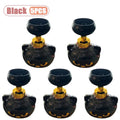 1-10PCS Black Cat Paw Foam Soap Pump Dispenser Refillable Hand Wash Bottle for Bathroom Sink Halloween Decor Cat Lovers Gift Vue Black-5PCS