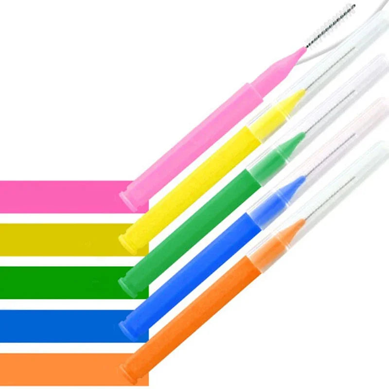 30pcs/lot Interdental Brush Dental Floss Teeth Oral Clean Hygiene Toothpick Vue
