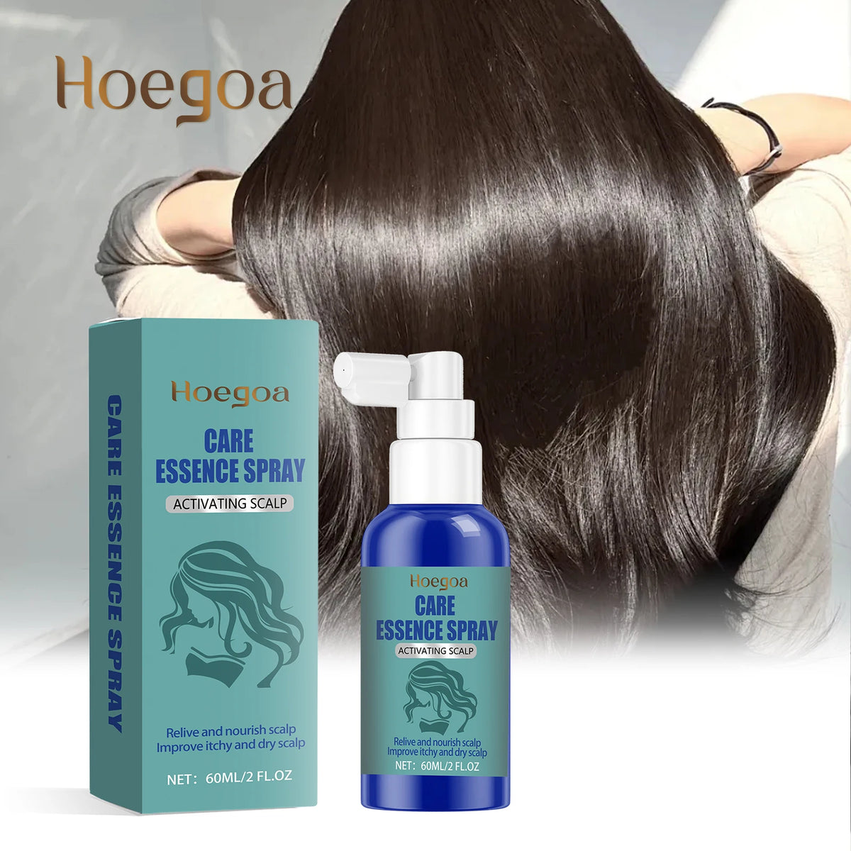 Scalp Care Serum Relieve Nourishing Scalp Improve Itchy Strengthen Root Scalp Dry Damaged Repair Massage Hair Care Essence 60ml Vue