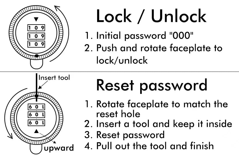 Zinc alloy indoor door lock, intelligent digital password key lock, bedroom, kitchen, bathroom, storage room, apartment Vue