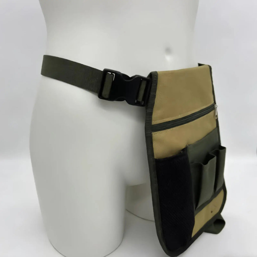 Adjustable Gardening Tool Pouch Belt Multi-Pocket Multifunctional Waist Bag for Outdoor Planting Pruning Harvesting Floral Work Vue