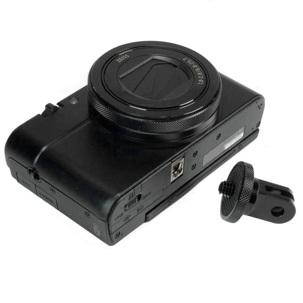 Hot-Camera Mount Adapter For Gopro Ecosystem - ¼-20 Conversion Adapter For Gopro Mounting System - Full 100% CNC Aluminum Metal Vue